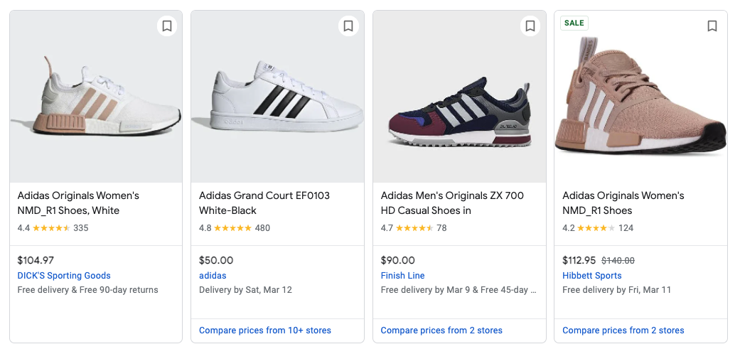 Adidas shoes product images