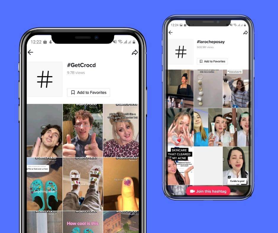Use Sponsor Branded Hashtags to sell products on TikTok