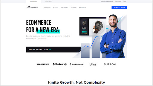 bigcommerce interface