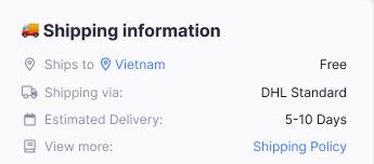 ship to vietnam