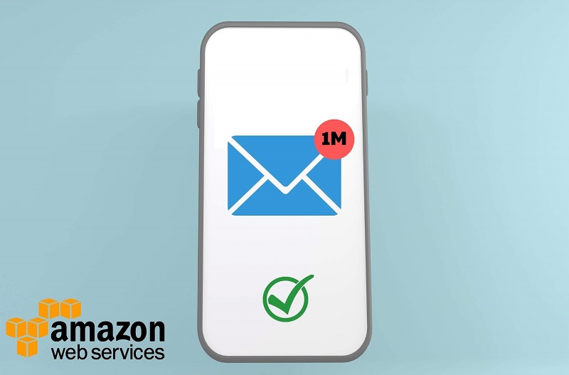 Amazon SES allows you to send more emails in bulk than other services