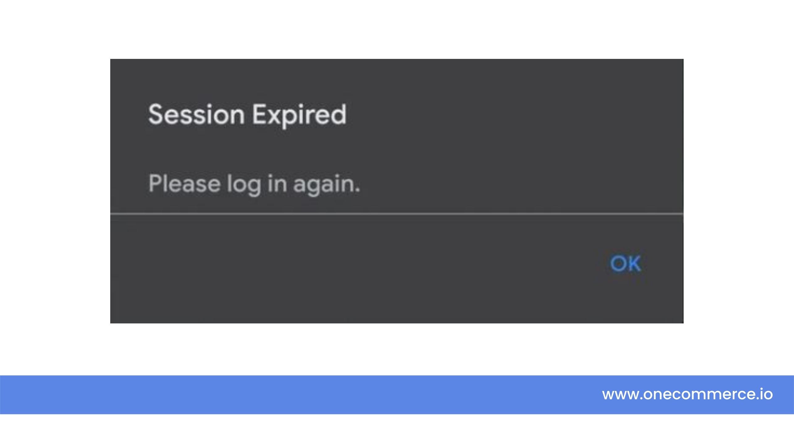 Facebook users logged out and users receive a message "Session has expired”