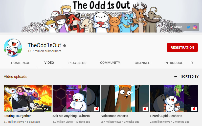 Odds1Out is one of the Youtube animators you should follow