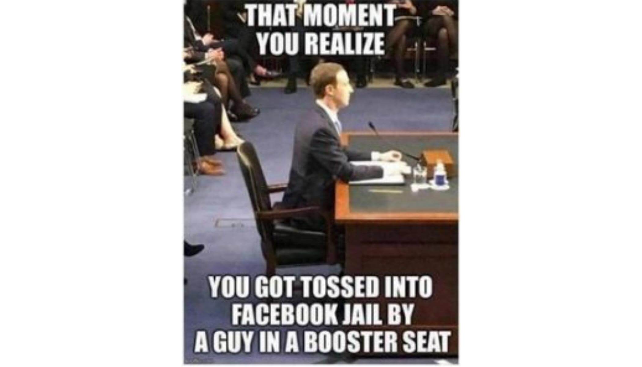 Mark Zuckerberg Facebook jail meme