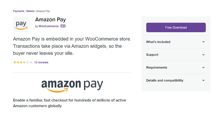 woocommerce amazon payment