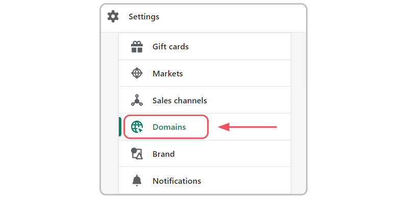 how to change shopify domain 