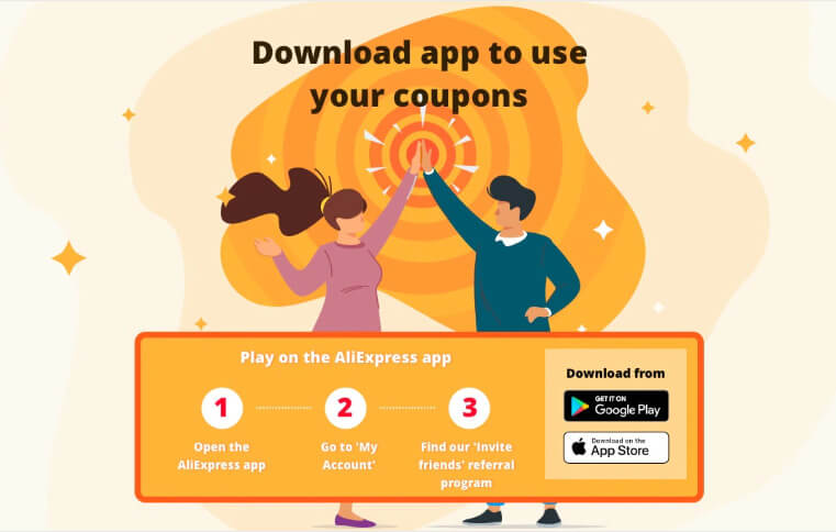 Share and give your friends a AliExpress invite code 