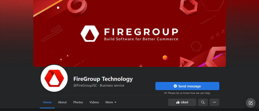 The avatar color is synchronized with the cover on Facebook. (Source: FireGroup Technology)