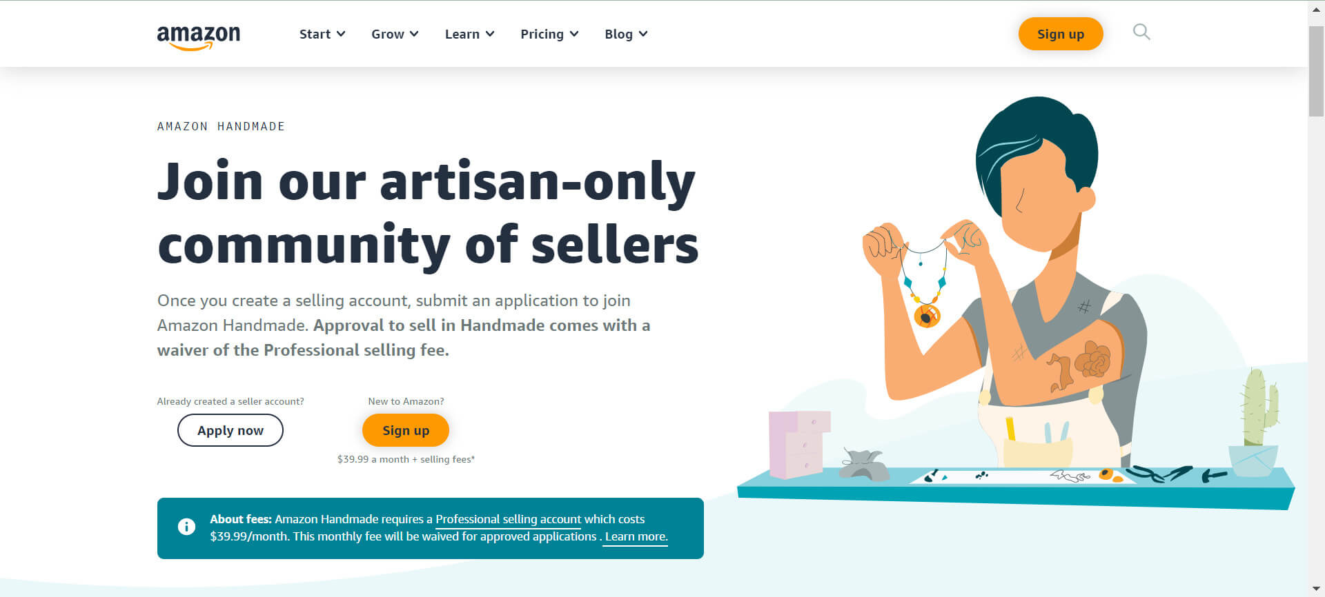 Amazon Handmade was developed to be one of the Etsy competitors