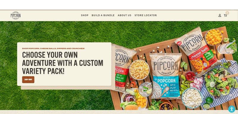 Top Shopify Store - Pipcorn 