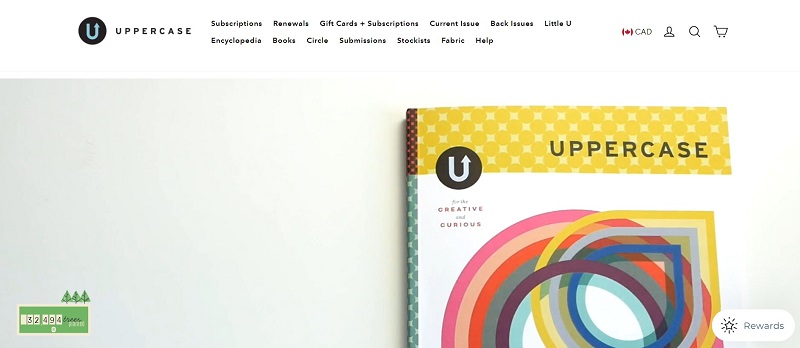 Top Shopify Store - Uppercase Magazine
