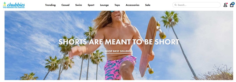 Top Shopify Store - Chubbies