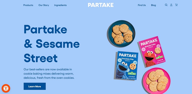 Top Shopify Store: Partake Foods