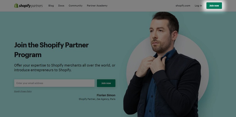 Join the Shopify Partner Program