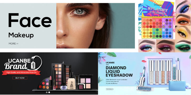 UCANBE Official Store - a top-selling AliExpress makeup shop