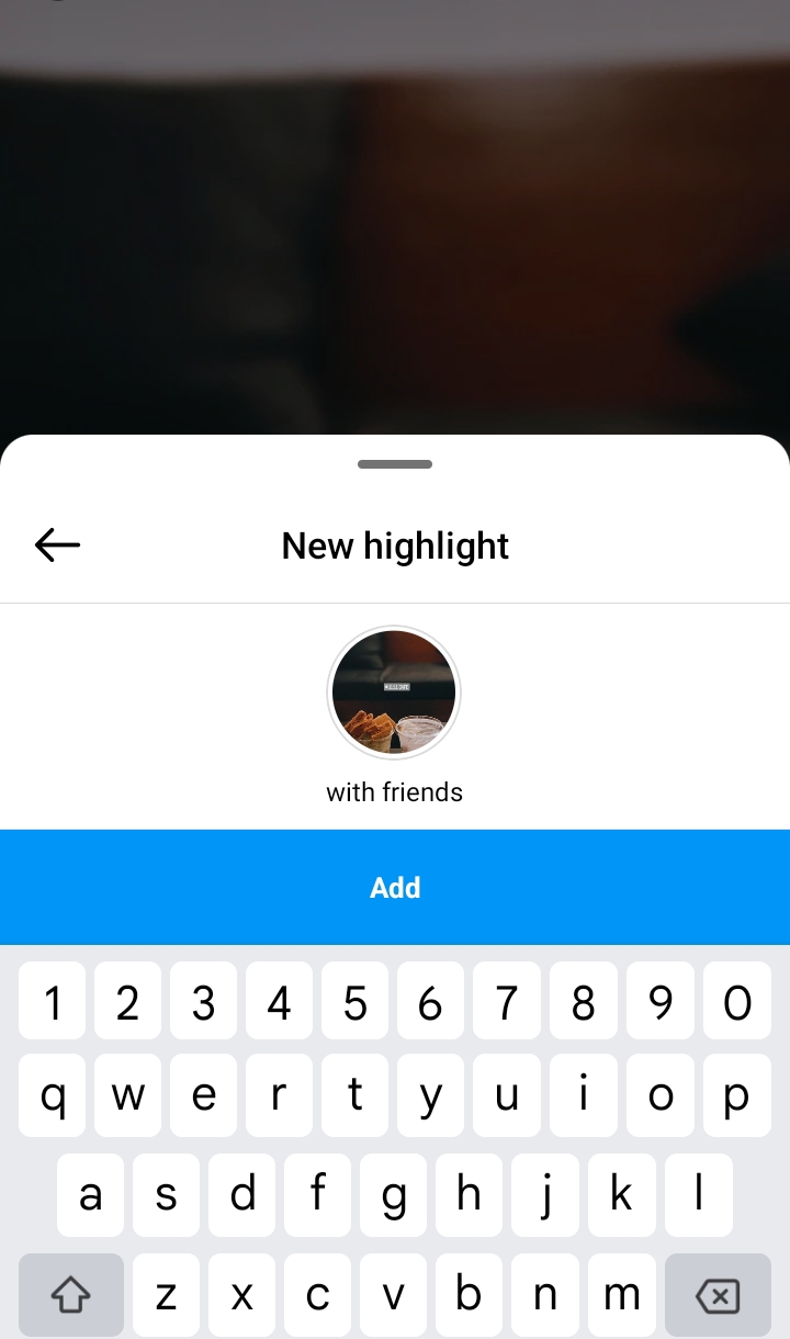 You can click “New” to create a new highlight