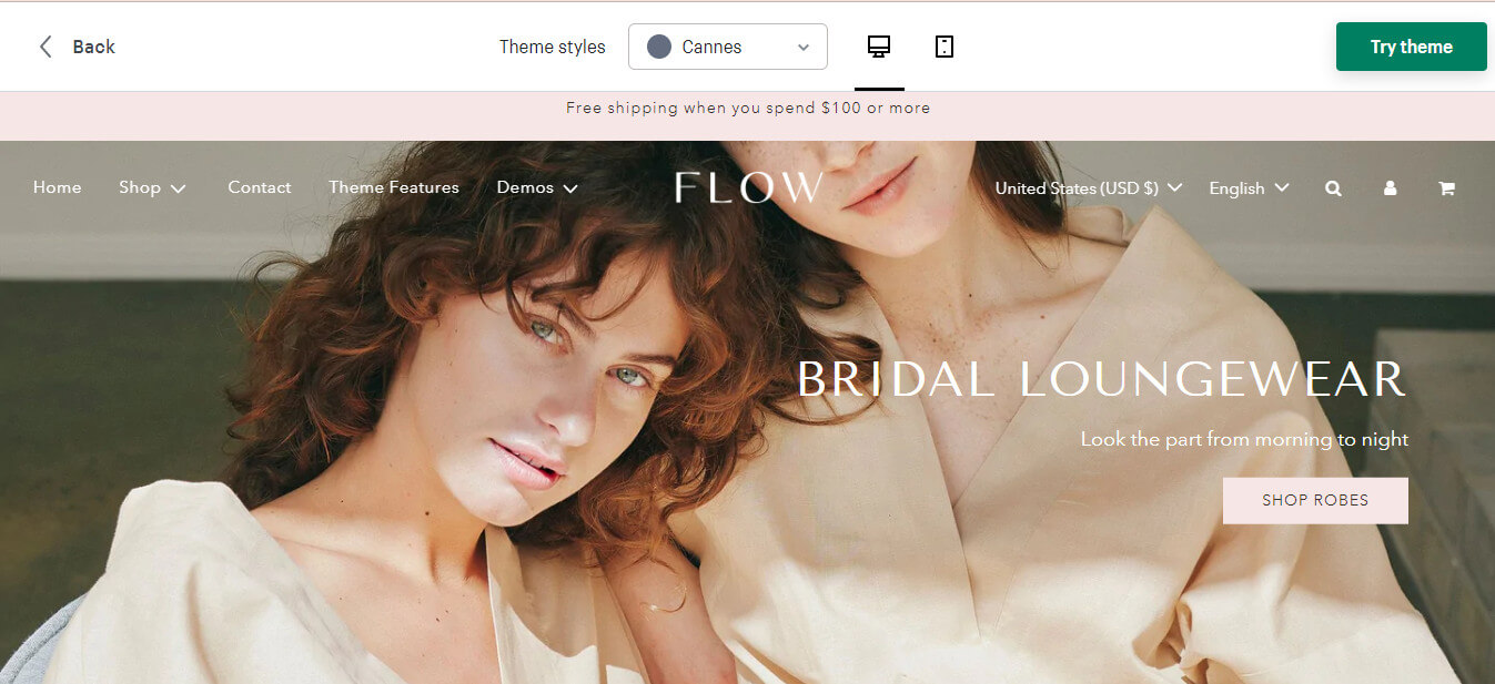 Flow is a gorgeous and high-quality Shopify subscription theme.