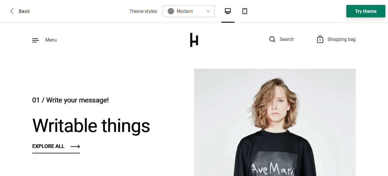 Highlight is a Shopify subscription theme with a totally different style that you should try once.