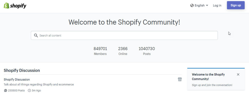 Shopify customer service