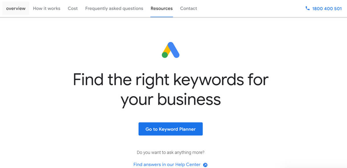 Google Keyword Planner aids in keyword research