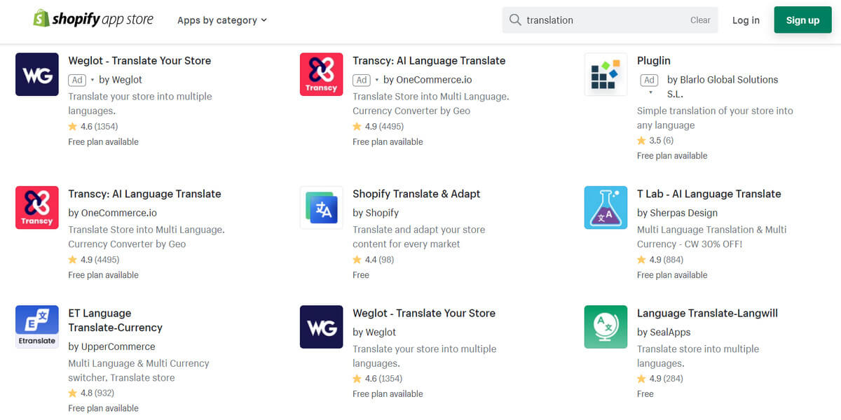 Translation apps are the best way to ultimately translate the content of your Shopify multiple languages store