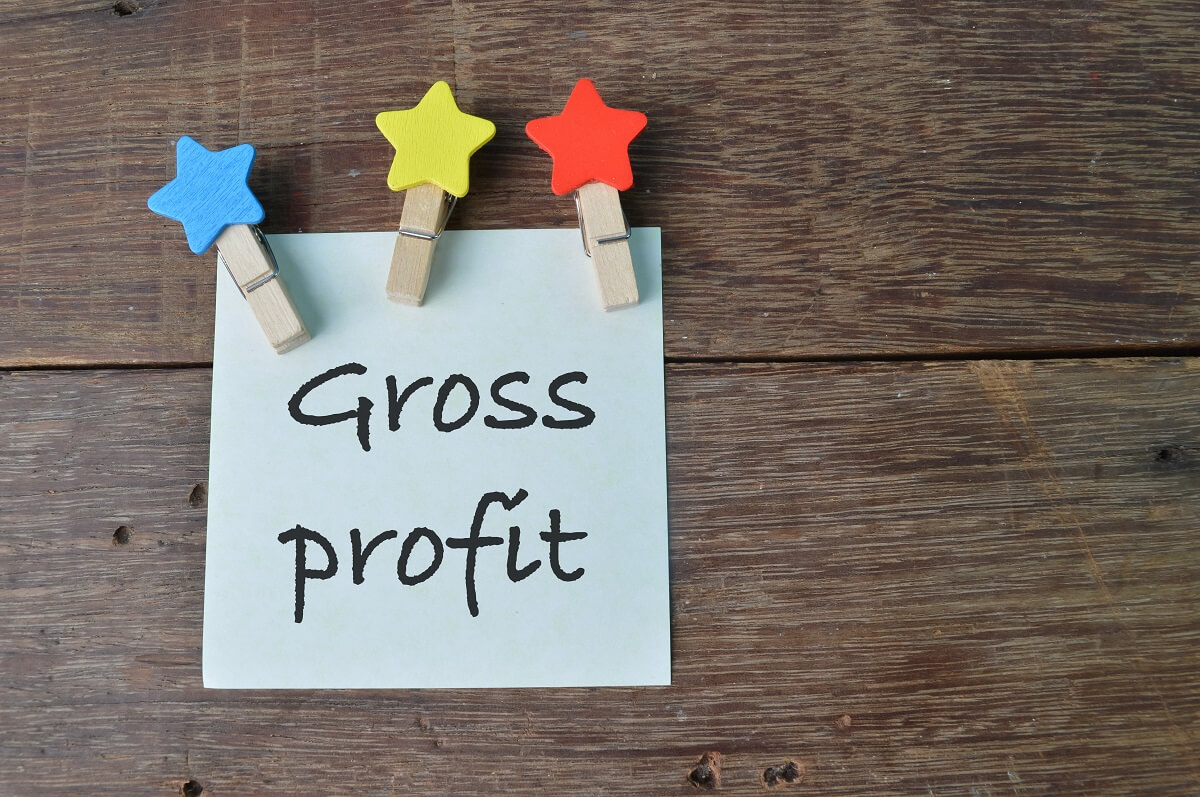 Generally, people consider a ratio of 50 - 70% to be a healthy gross profit
