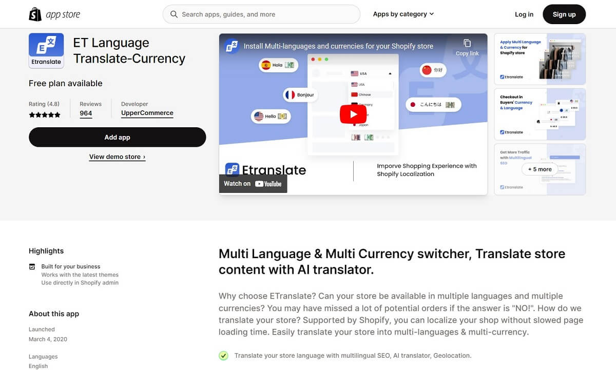 ET Language Translate‑Currency is a totally free currency converter app that enables you to change currencies