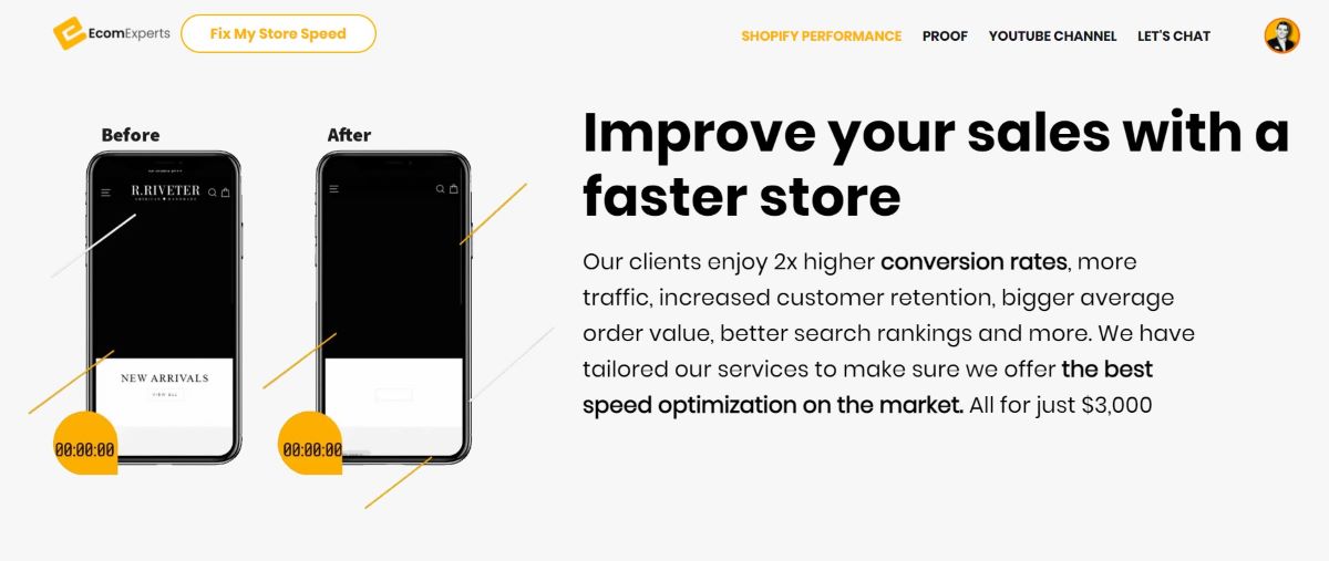 Test My Store Speed is one of the most popular and easy-to-use tools to evaluate a site’s speed.