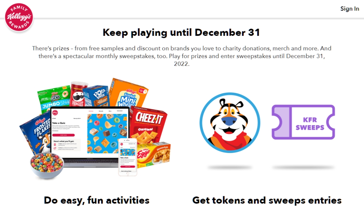 Kellogg family rewards - first customer loyalty program example