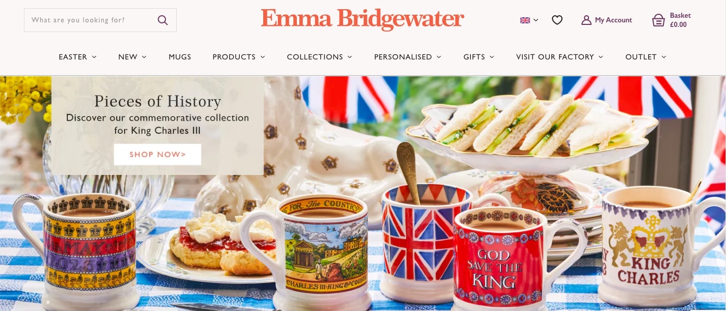 Shopify stores Emma Bridgewater