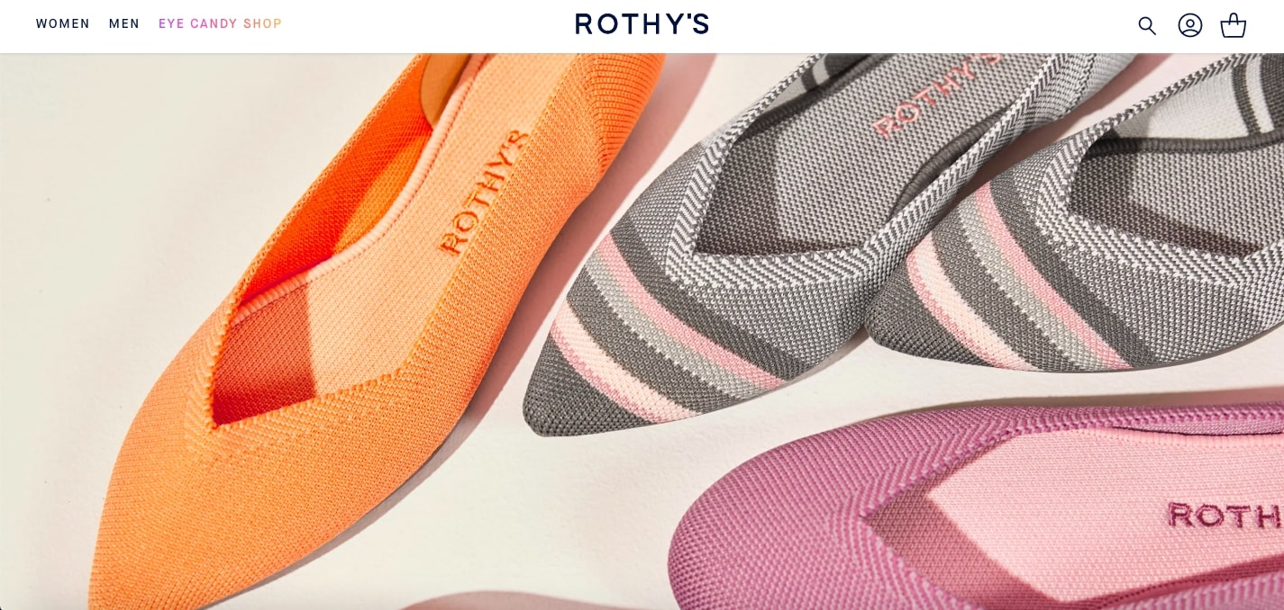 Shopify stores Rothy’s