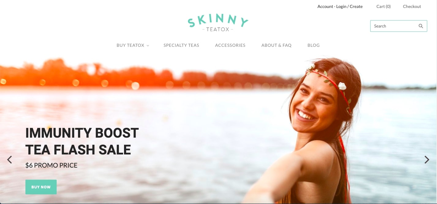 Shopify stores Skinny Teatox