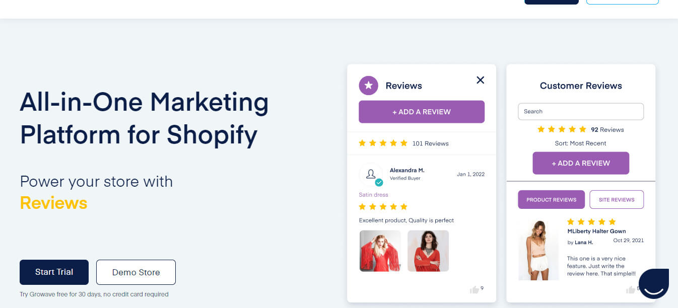 Growave enables you to maximize your Shopify store’s potential.