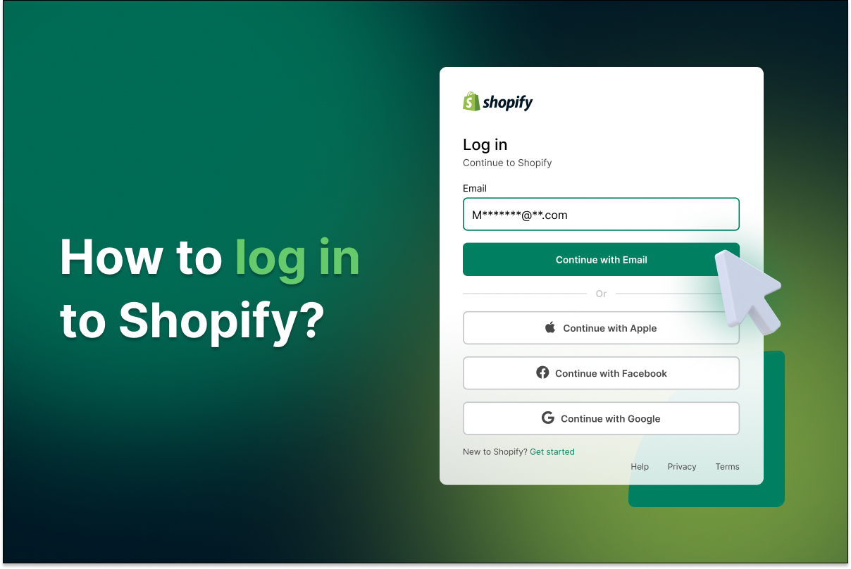 how to log in to shopify
