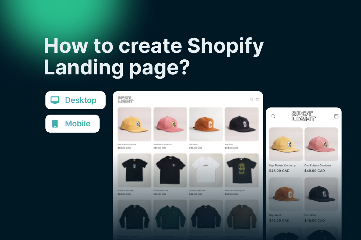 How To Build Shopify Landing Page That Convert? - OneCommerce