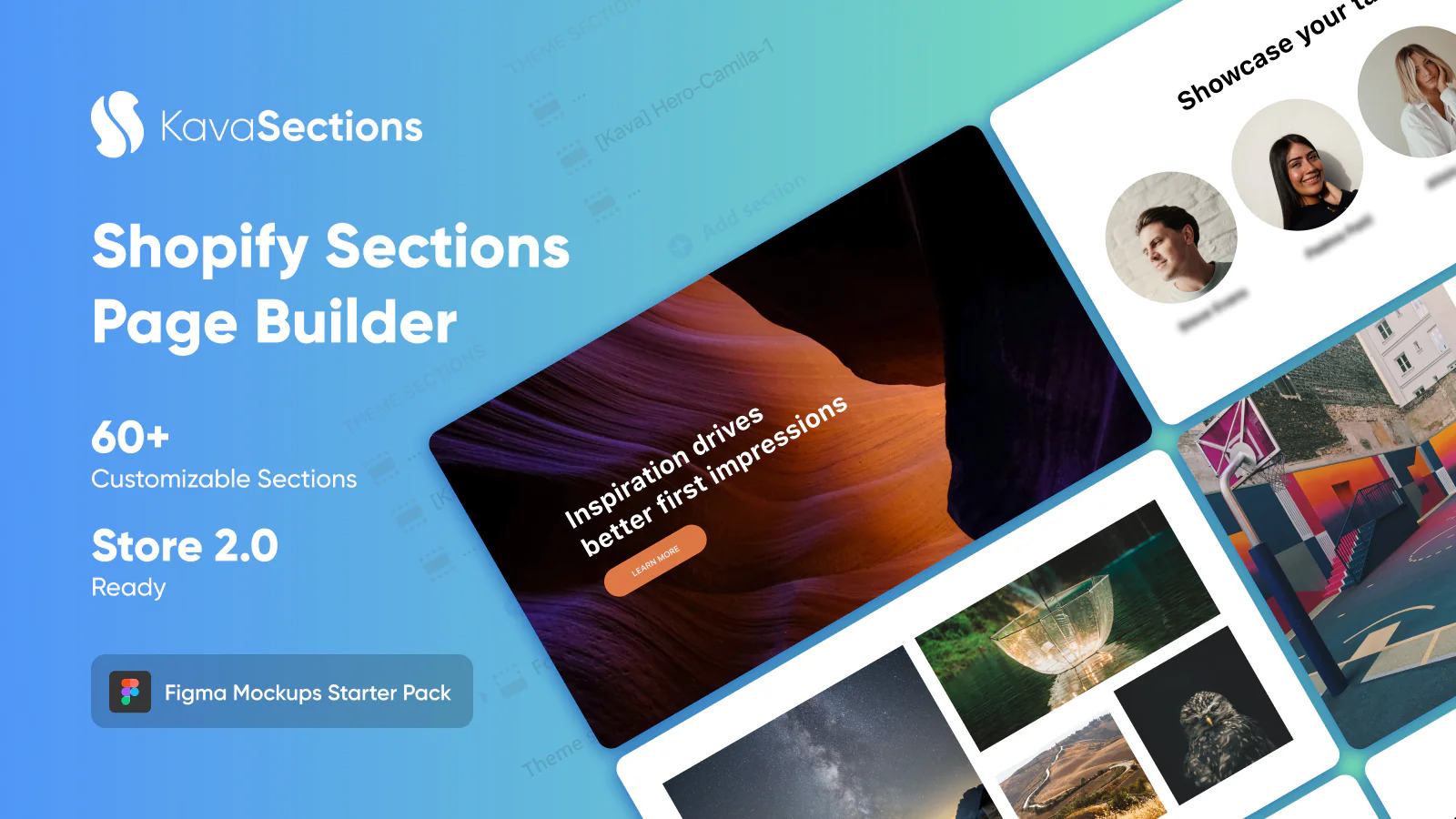 Kava Sections shopify page builder