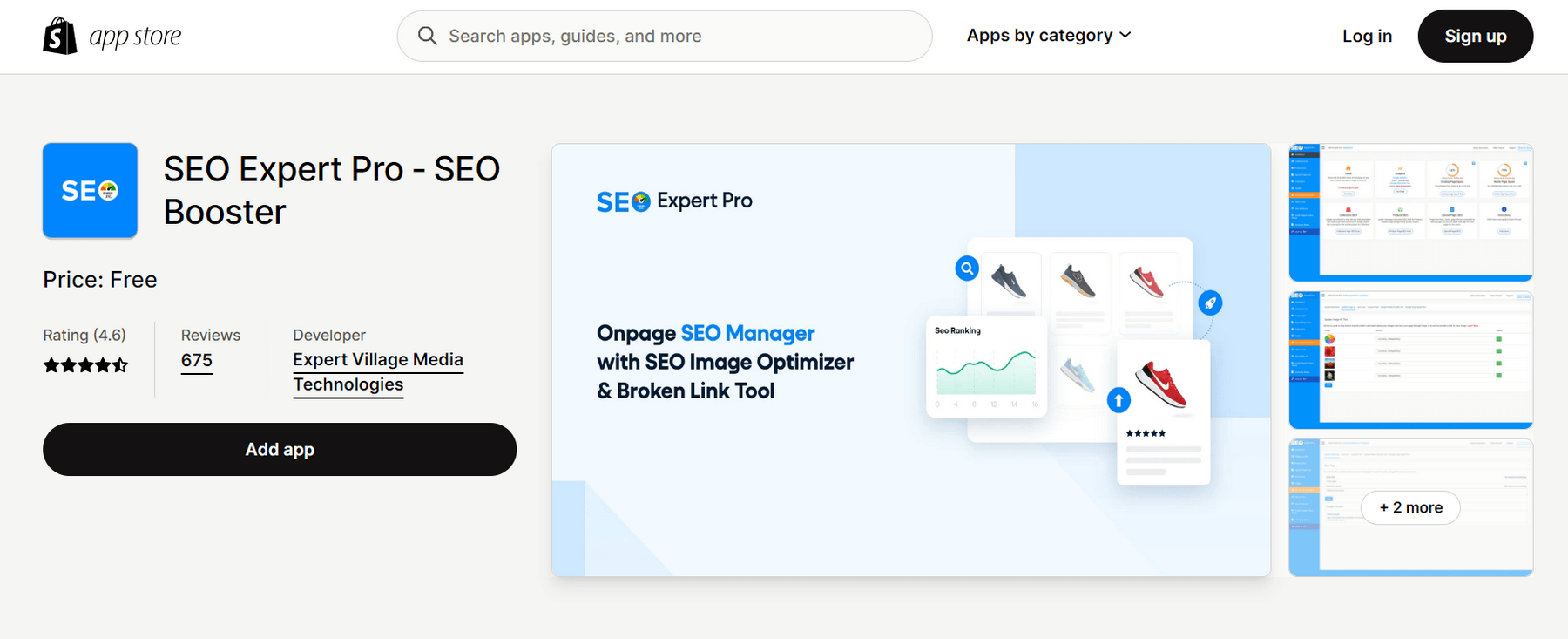 seo apps for shopify - SEO Expert Pro ‑ SEO Booster