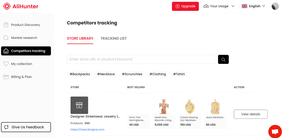 How to start dropshipping - Ali Hunter also helps tracking competitors