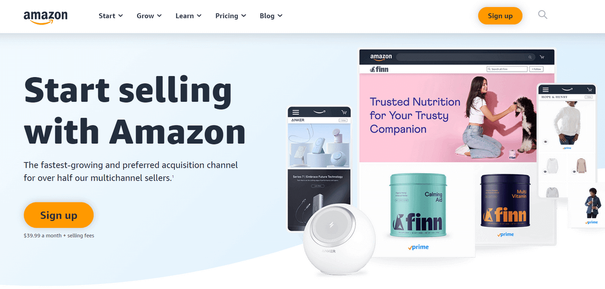 Amazon - dropshipping platforms