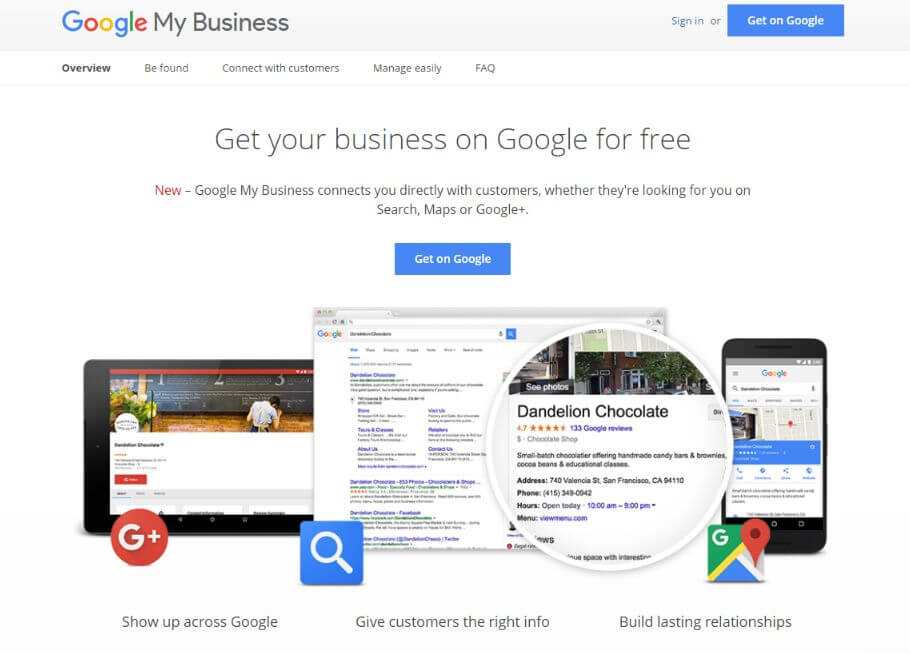 Google My Business is one of eCommerce product reviews
