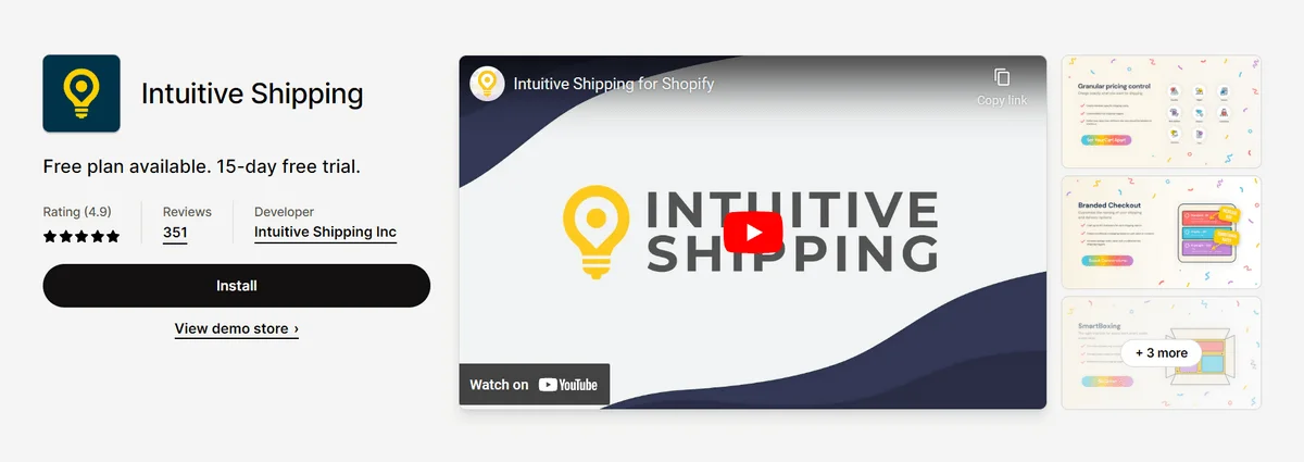 Intuitive-Shipping - shopify checkout apps