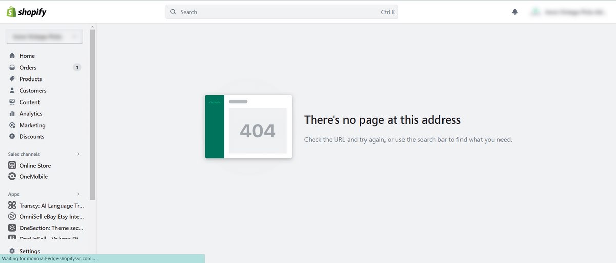 The 404 error page appears as you don’t meet the requirements