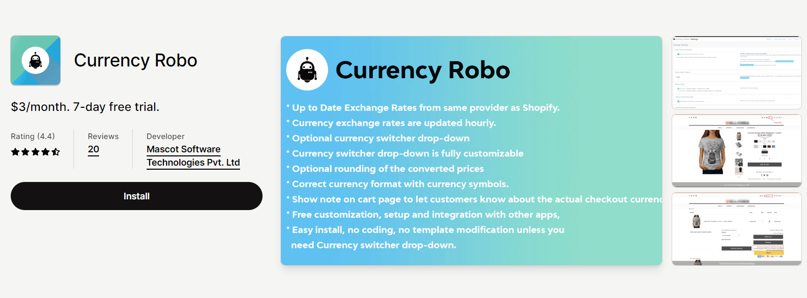 Currency Robo - Currency Converter Apps