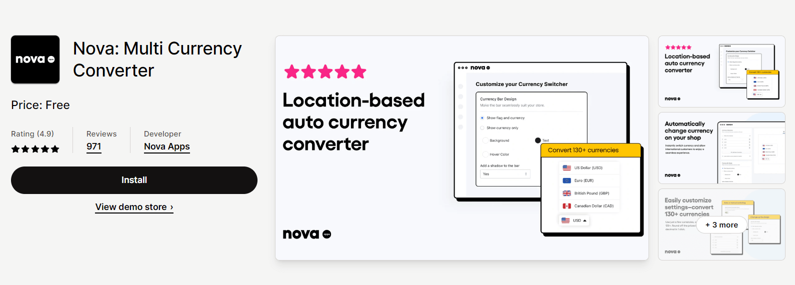 Nova - Currency Converter Apps