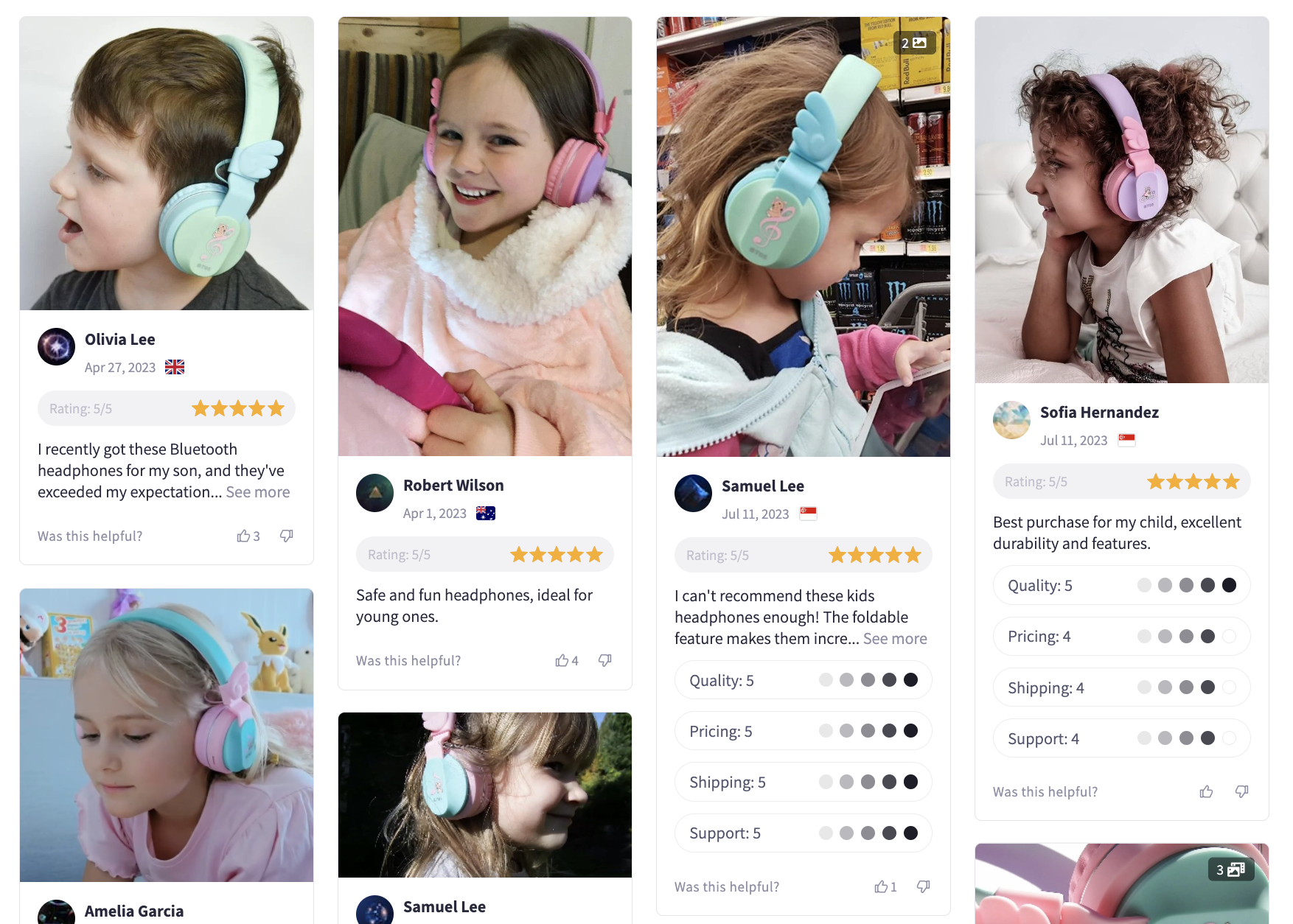 customer review examples