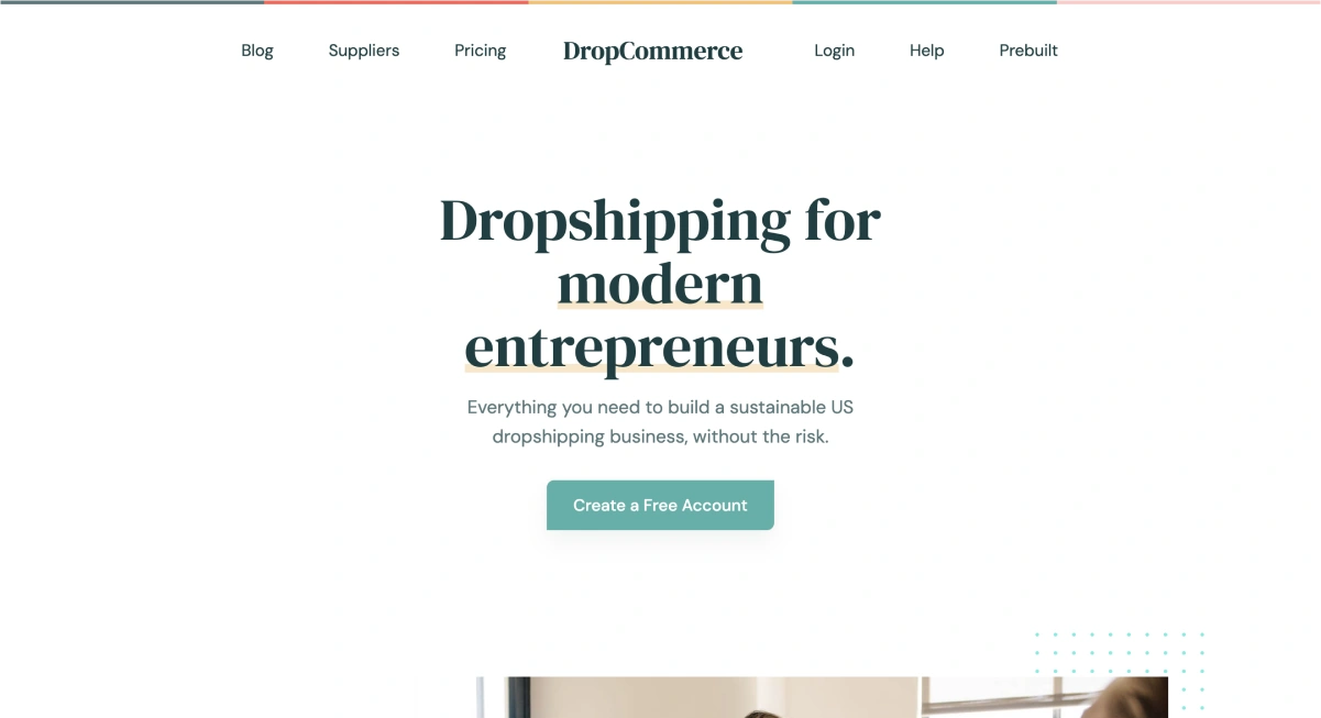dropcommerce - dropshipping websites
