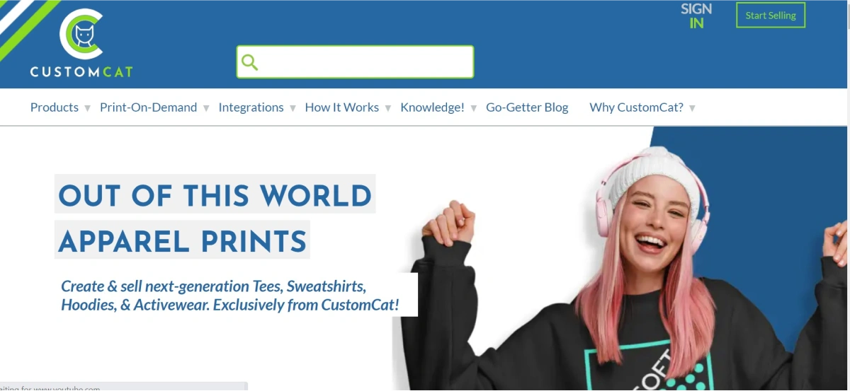 The seventh shoutout in best print on demand dropshipping companies is CustomCat