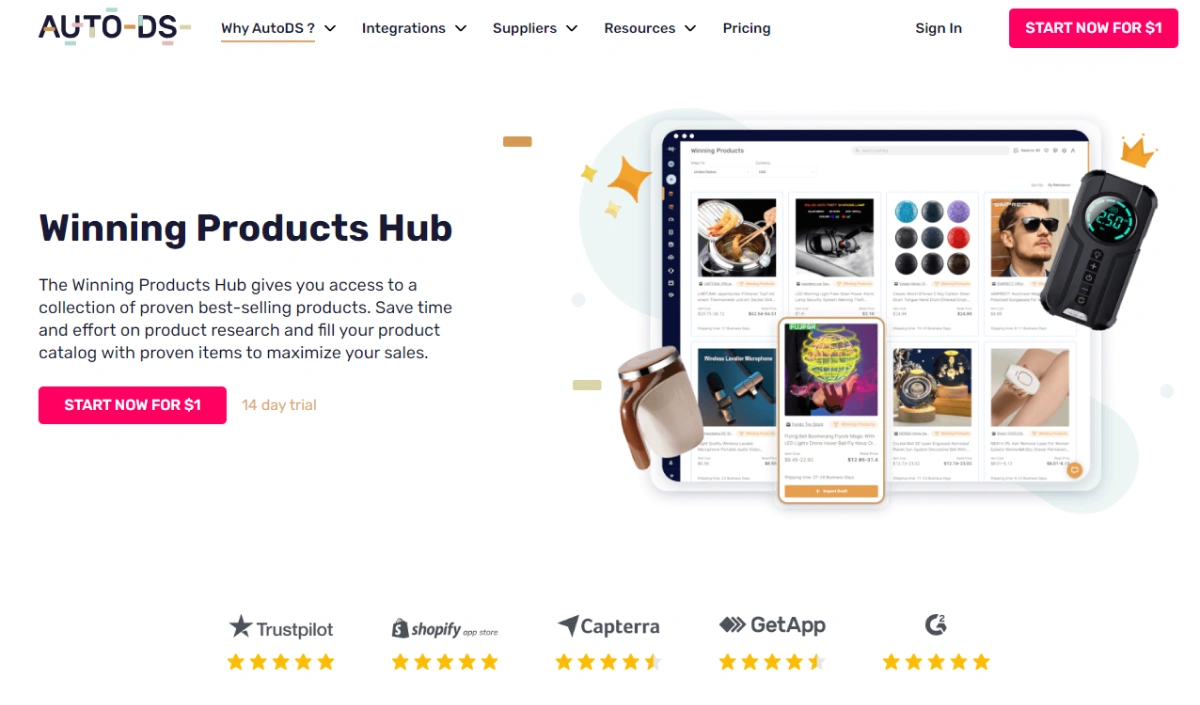 autods - dropshipping product research tool