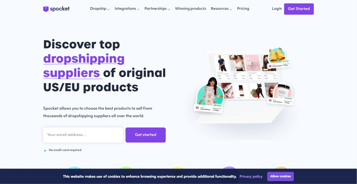 spocket - dropshipping suppliers USA