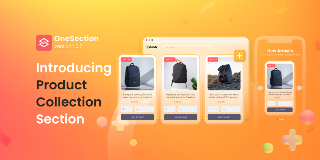 OneSection V1.0.7: Convert More Sales With Product Collection Section